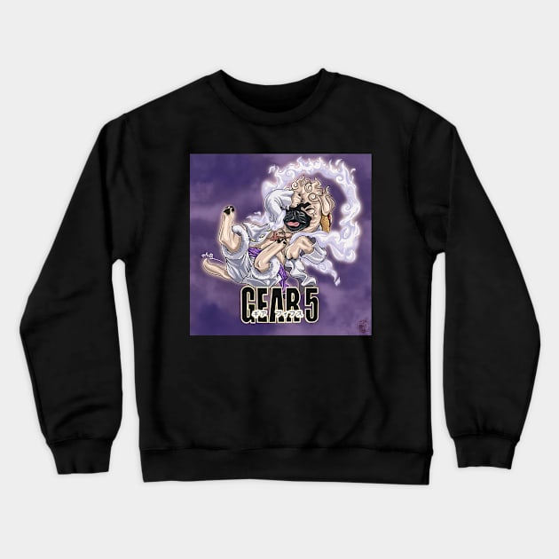 GEAR 5 PUG Crewneck Sweatshirt by AniPug